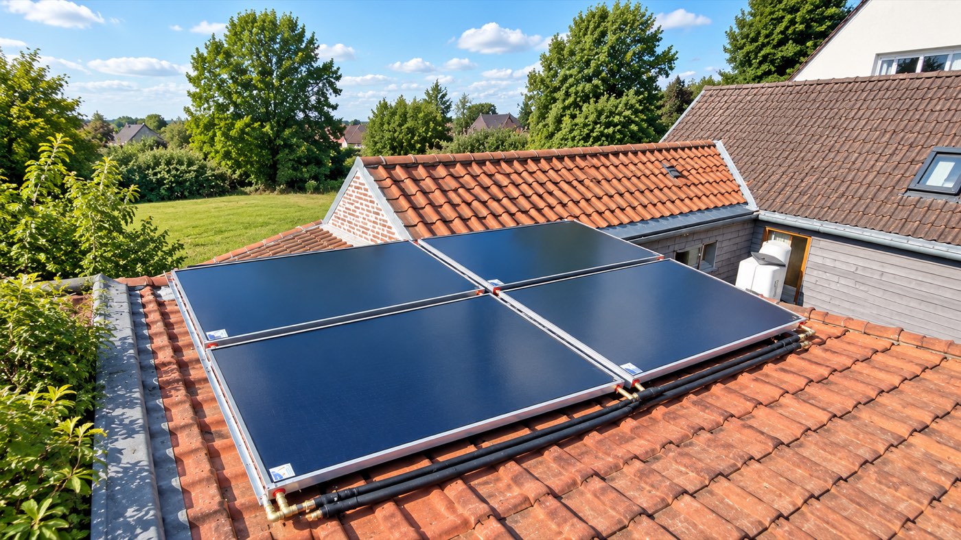 Le soleil chauffe votre maison et votre eau